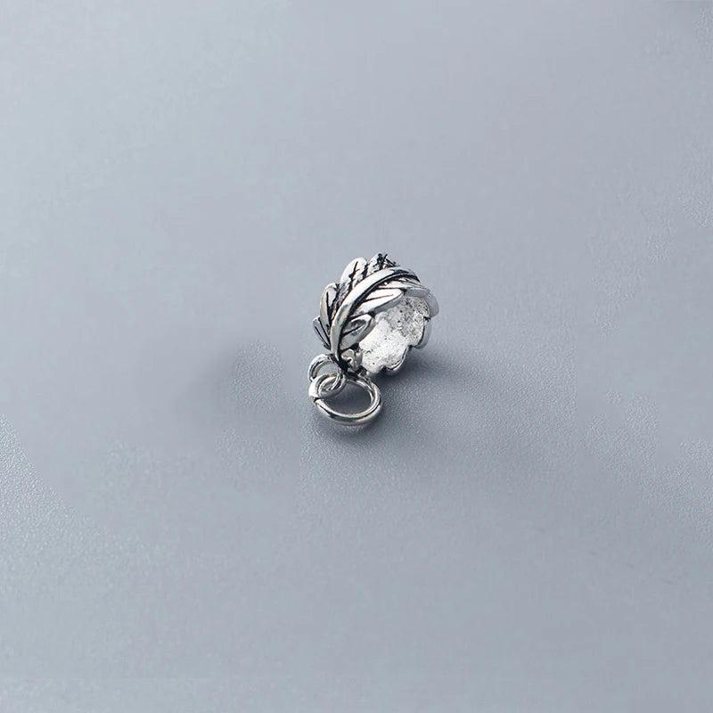 925 Sterling Silver Minimalist Leaves Jewelry Making Findings