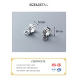 925 Sterling Silver Minimalist Leaves Jewelry Making Findings