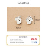 925 Silver Flowers Charm for DIY Necklace Making