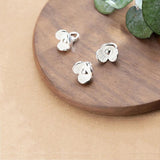 925 Silver Flowers Charm for DIY Necklace Making