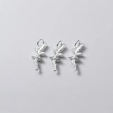 925 Silver Thai Fairy Charms DIY Necklace Jewelry Bracelet