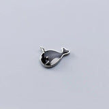 Romantic 925 Silver Whale Charms for DIY Necklace, Bracelet