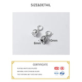 Romantic 925 Sterling Silver Sweet Flower Charms for DIY Pendant Making