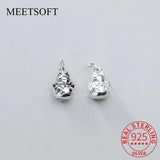 Silver Lucky Kitty Pendant Necklace Charm for DIY Jewelry Making