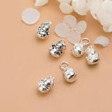 Silver Lucky Kitty Pendant Necklace Charm for DIY Jewelry Making