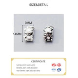Silver Bicolor Lucky Pig Charms for DIY Necklace Making