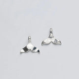 Fish Tail Charms DIY 925 Silver Necklace Making Jewelry Accessories