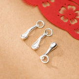 Sterling Silver Soup Spoon Charms for DIY Necklace