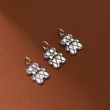 925 Silver Bear Shape Charms Jewelry Making Supplies