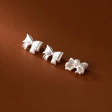 999 Pure Silver Bow Tie Jewelry Charms for Women