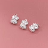 925 Sterling Silver Rabbit Charms, S925 Bunny Pendant