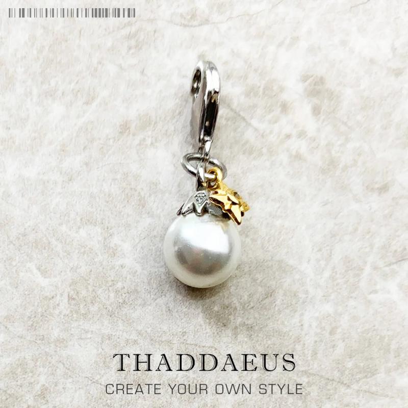 Star Pearl Pendant Charm 925 Silver Jewelry Women