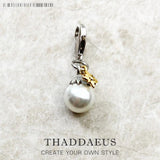 Star Pearl Pendant Charm 925 Silver Jewelry Women