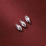 925 Silver Crab Clamp Pendant S925 Lobster Claw Charms DIY Jewelry