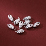 925 Silver Crab Clamp Pendant S925 Lobster Claw Charms DIY Jewelry