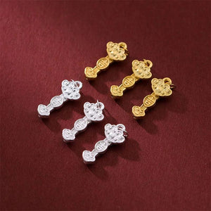 999 Pure Silver Chinese Magic Wand Lucky Pendant DIY Bracelet Necklace