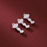 999 Pure Silver Chinese Magic Wand Lucky Pendant DIY Bracelet Necklace
