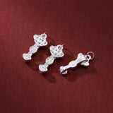 999 Pure Silver Chinese Magic Wand Lucky Pendant DIY Bracelet Necklace