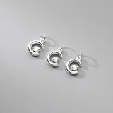 999 Silver Moon Rabbit Dangle Charms Necklace Pendants DIY Jewelry Making