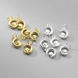 999 Silver Moon Rabbit Dangle Charms Necklace Pendants DIY Jewelry Making