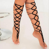 Bohemia Crochet Flower Barefoot Sandals Foot Jewelry