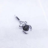 Spider Dangle Charm Pendant 925 Sterling Silver Vintage Jewelry Gift