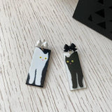 10pcs Acrylic Cat Charms INS Cartoon Pendants for DIY Jewelry
