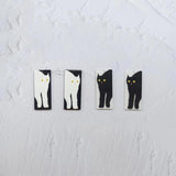 10pcs Acrylic Cat Charms INS Cartoon Pendants for DIY Jewelry