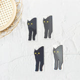 10pcs Acrylic Cat Charms INS Cartoon Pendants for DIY Jewelry