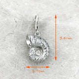 Conch Pendant 925 Sterling Silver Ocean Gift Women