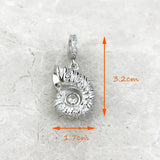 Conch Pendant 925 Sterling Silver Ocean Gift Women
