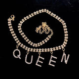Rhinestone 26 letter Pendant Crystal Anklet women's jewelry accessories