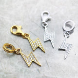 925 Silver Flash Dangle Charm Pendant Gift Women Men