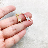 925 Silver Flash Dangle Charm Pendant Gift Women Men