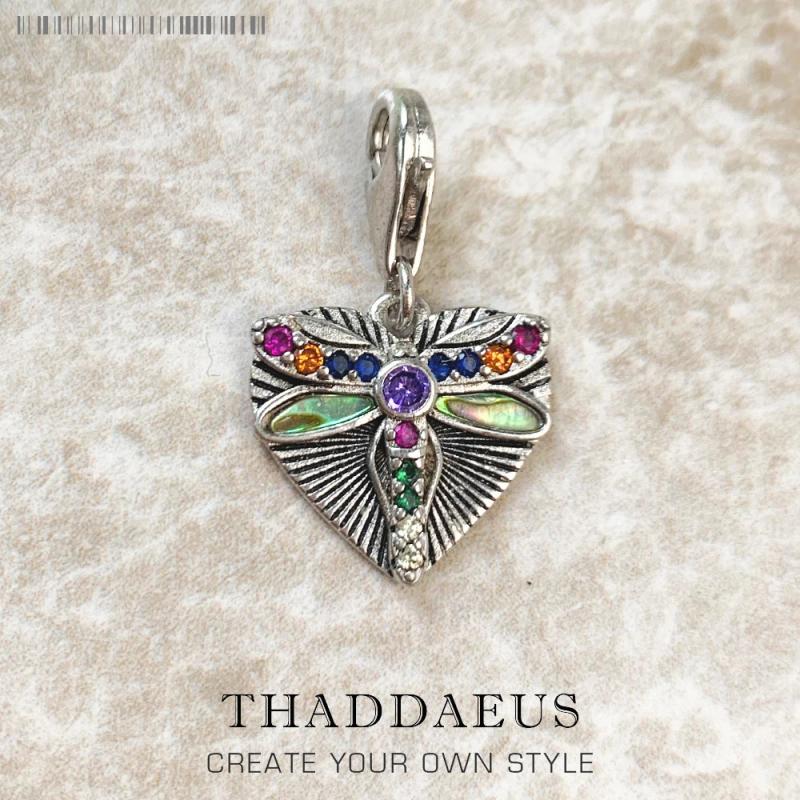 Dragonfly Heart Pendant 925 Sterling Silver Boho Charm Jewelry