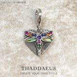 Dragonfly Heart Pendant 925 Sterling Silver Boho Charm Jewelry