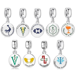 925 Sterling Silver Psychology Medical Charms for Jewelry Making