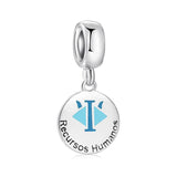 925 Sterling Silver Psychology Medical Charms for Jewelry Making