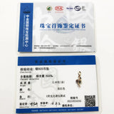 CZ Pave Rose Bird Dangle Charm 925 Silver Gift For Women Girls