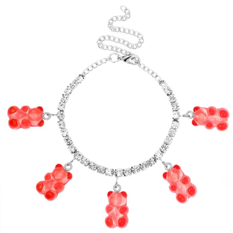 Bohemia Cartoon Bear Pendant Anklets Bracelets For Women
