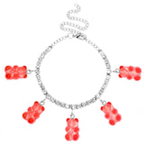 Bohemia Cartoon Bear Pendant Anklets Bracelets For Women