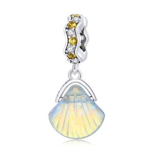 925 Sterling Silver Glaze Pendant Charms for DIY Bracelet & Necklace