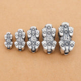 925 Silver Pixiu Charm Coin Beads Money Transfer Amulet Fengshui DIY