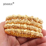 Dubai Plated Women's Bracelets Bangles Charms for Wedding Jewelry