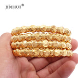 Dubai Plated Women's Bracelets Bangles Charms for Wedding Jewelry