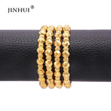 Dubai Plated Women's Bracelets Bangles Charms for Wedding Jewelry