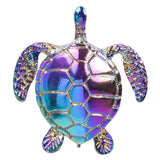 5pcs Rainbow Sea Turtle Charms 49x44mm for Jewelry Earring Crafts