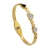 Titanium Steel Zircon Love Bangle Stainless Steel Bracelet