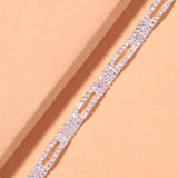 Hollow Rhinestones Anklet for Women's Beach Anklet