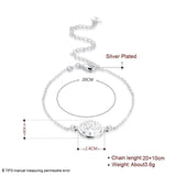 S925 Silver Tree of Life Anklet A208